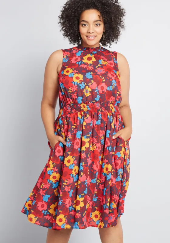 Savor the Occasion Woven A-Line Dress sold by Modcloth
