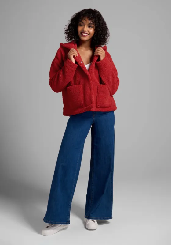 Plush On You Teddy Jacket sold by Modcloth