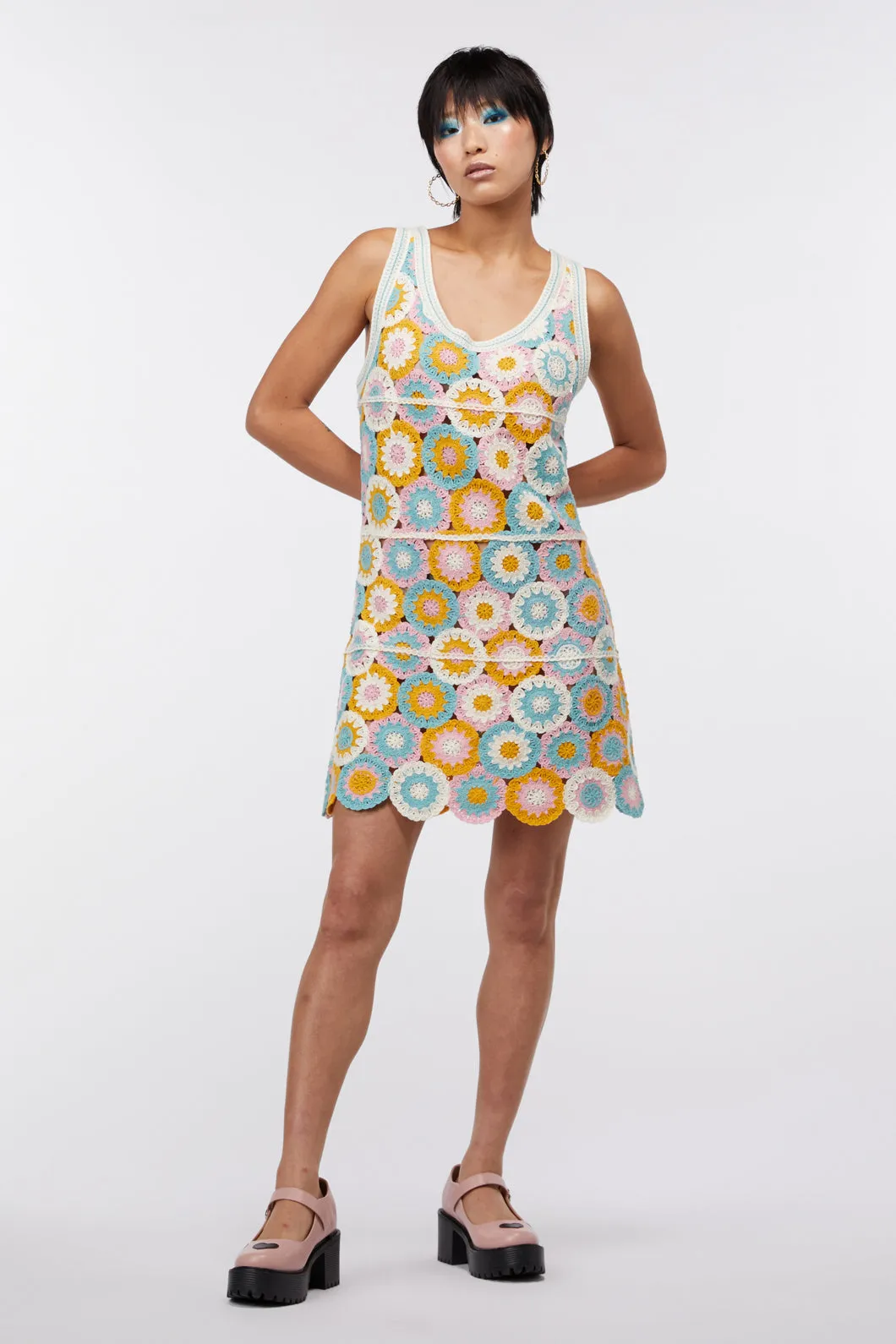 Crafty Crochet Dress sold by Modcloth
