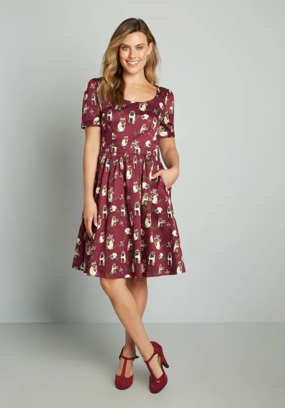 What's the Scoop? A-Line Dress made by Modcloth