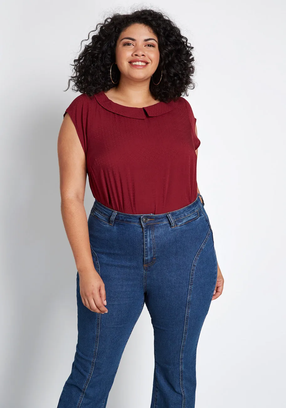 Adorable Around the Edges Collared Top sold by Modcloth product image thumbnail 5
