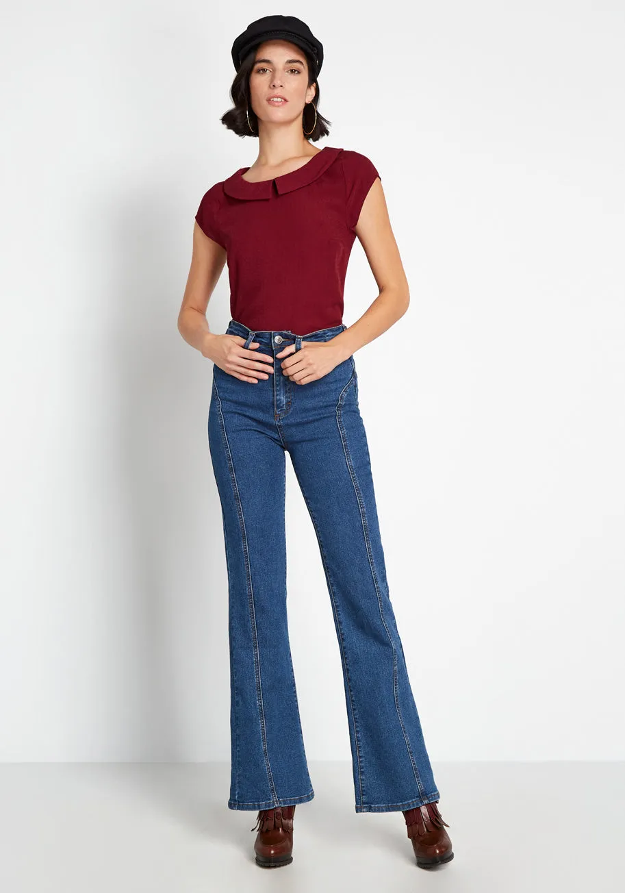 Adorable Around the Edges Collared Top sold by Modcloth product image thumbnail 3