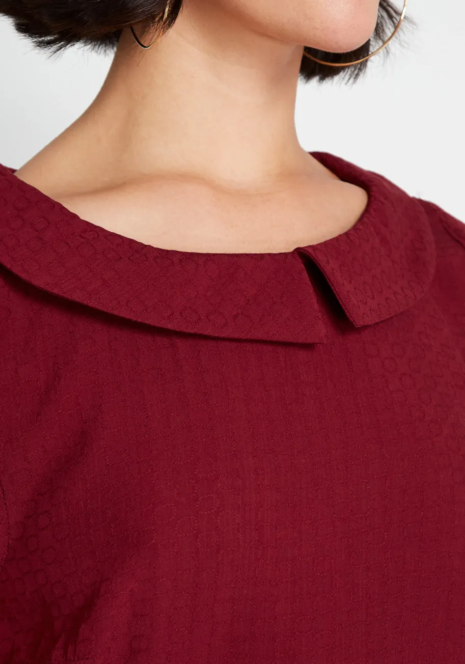 Adorable Around the Edges Collared Top sold by Modcloth product image thumbnail 4