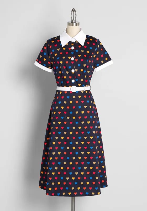 Hearts on Broadway A-Line Dress sold by Modcloth