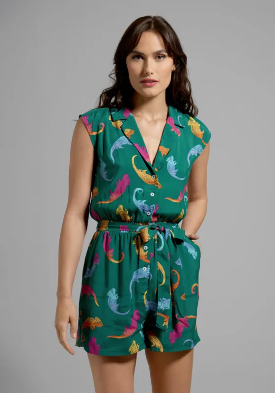 Read It and Steep Romper sold by Modcloth