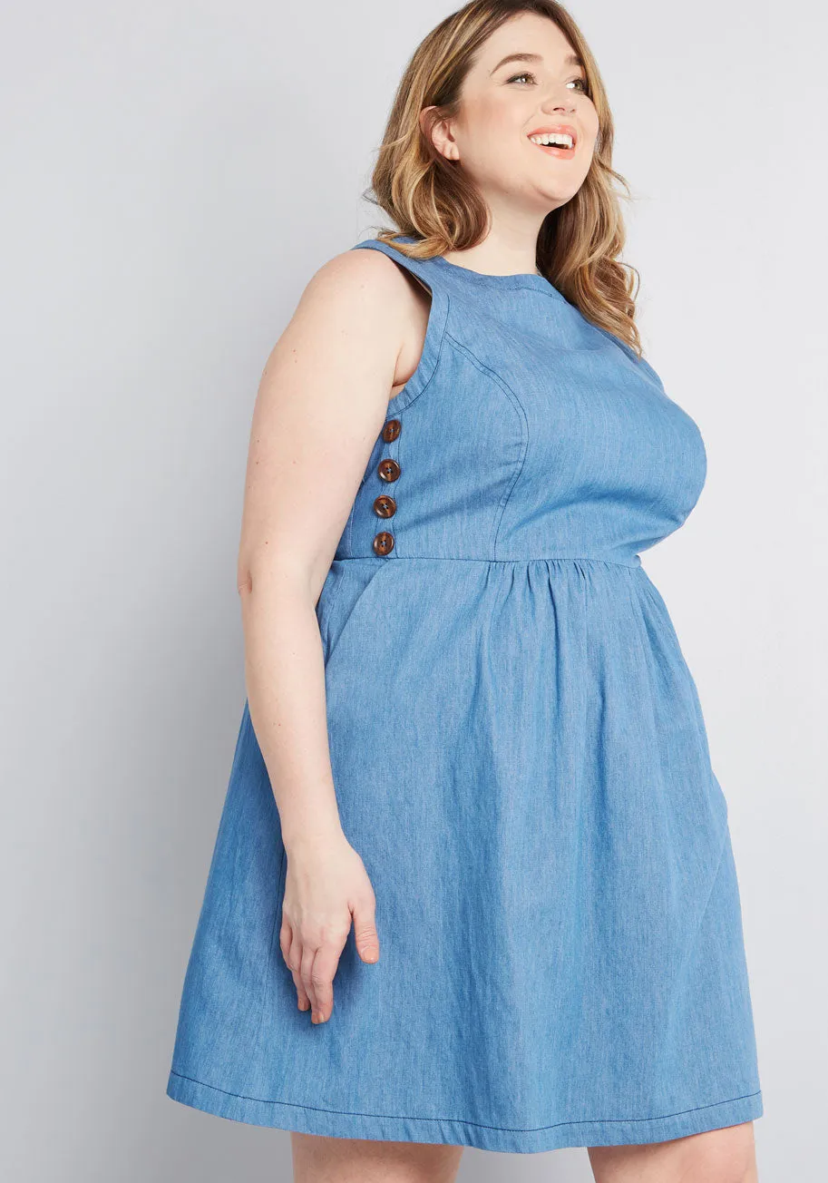 Being Breezy A-Line Dress sold by Modcloth product image thumbnail 5