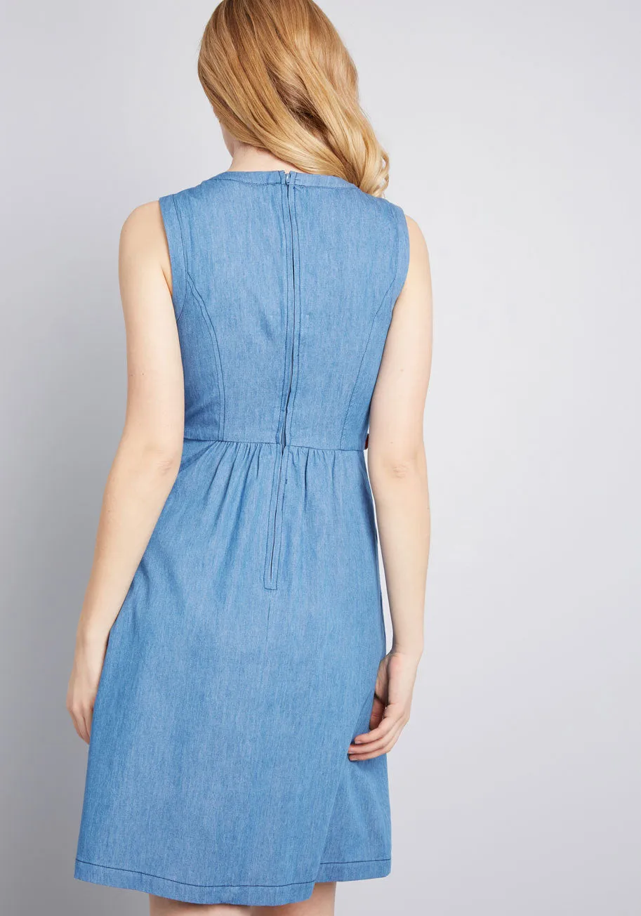 Being Breezy A-Line Dress sold by Modcloth product image thumbnail 2