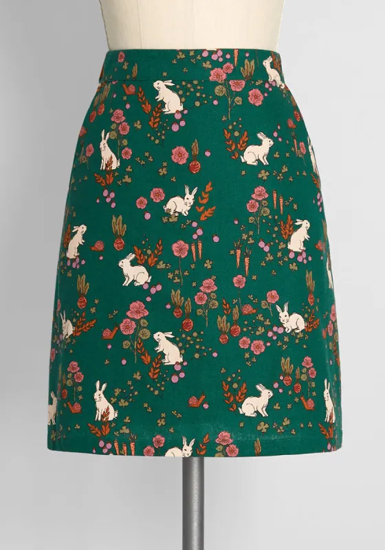 ModCloth x Princess Highway Bunny Harvest Mini Skirt sold by Modcloth