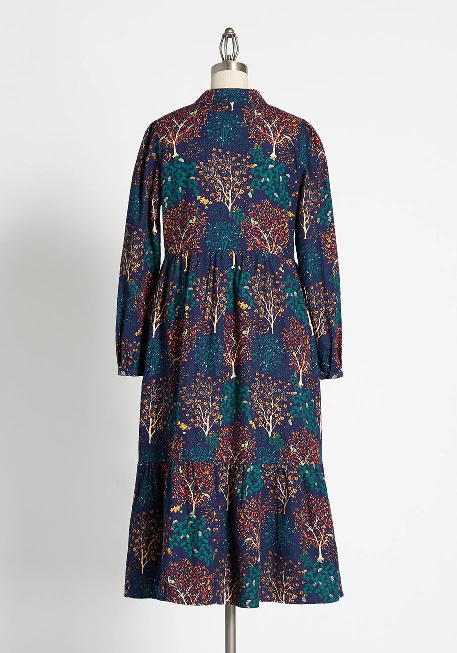 Enchanted Woods Midi Dress sold by Modcloth product image thumbnail 2