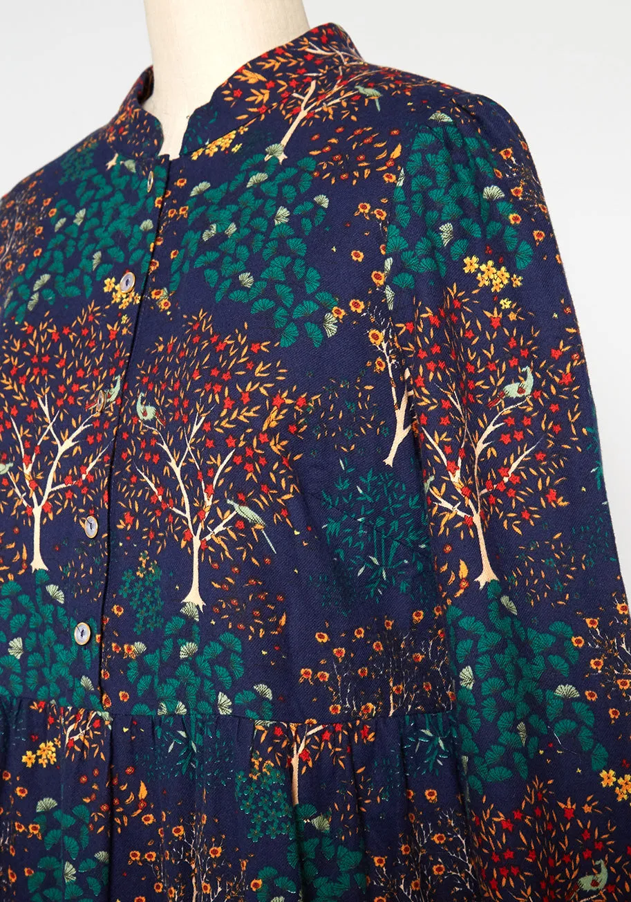 Enchanted Woods Midi Dress sold by Modcloth product image thumbnail 3