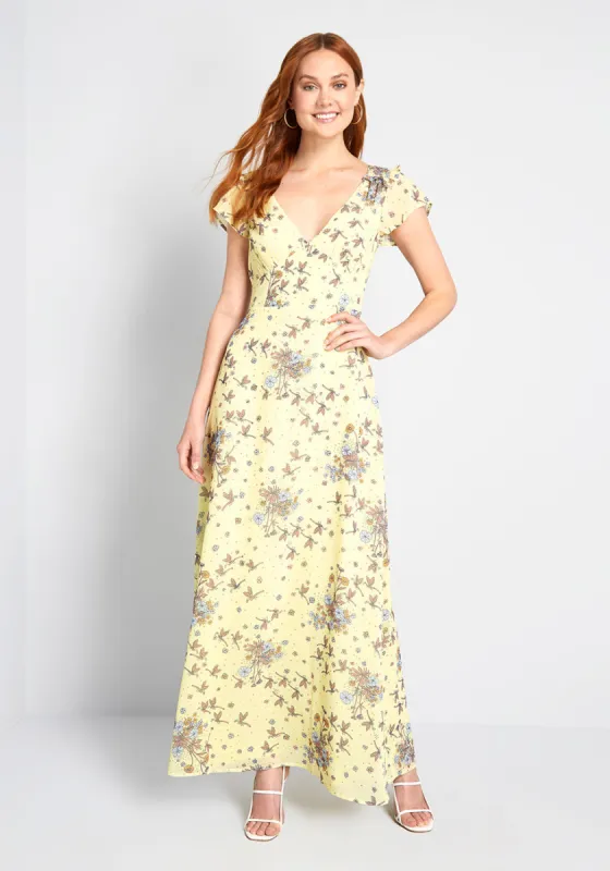 You're Flowing Places Maxi Dress sold by Modcloth