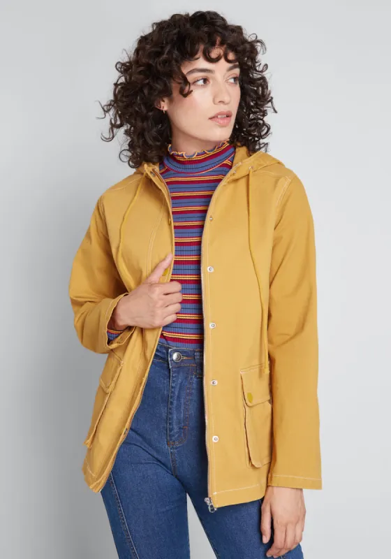 Uncharted Territory Hooded Anorak Jacket sold by Modcloth