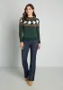 You've Been Ghosted Fair Isle Sweater sold by Modcloth
