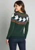 You've Been Ghosted Fair Isle Sweater sold by Modcloth