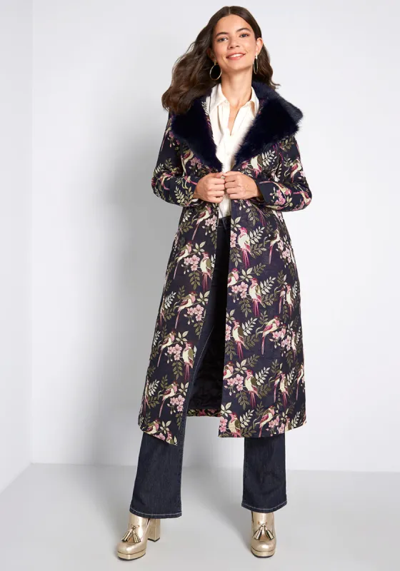 ModCloth x Collectif Upscale Attitude Coat sold by Modcloth