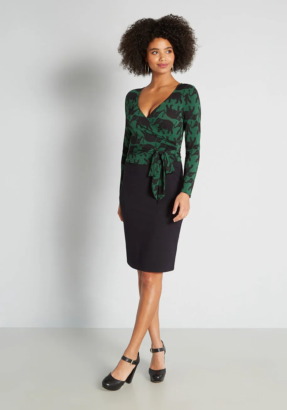A Fine Point Pencil Skirt sold by Modcloth product image thumbnail 3
