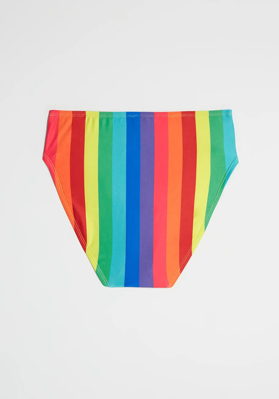 The Franky High-Waisted Bikini Bottom sold by Modcloth product image thumbnail 3