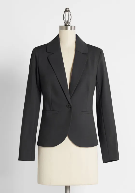 Timeless Tailoring Blazer sold by Modcloth
