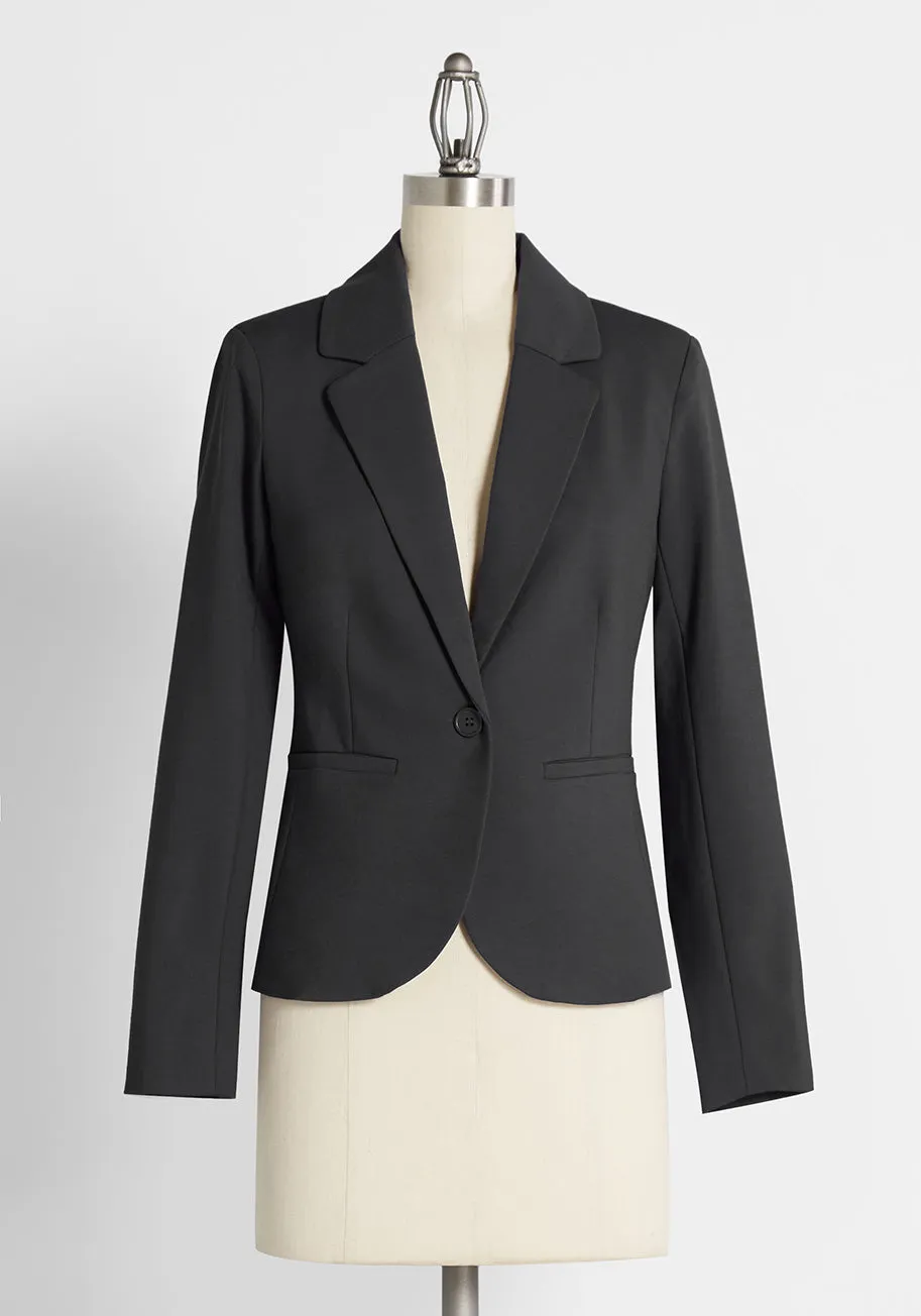 Timeless Tailoring Blazer sold by Modcloth