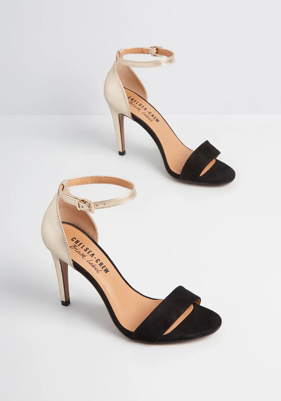 A Mile in Street Style Ankle Strap Heel sold by Modcloth