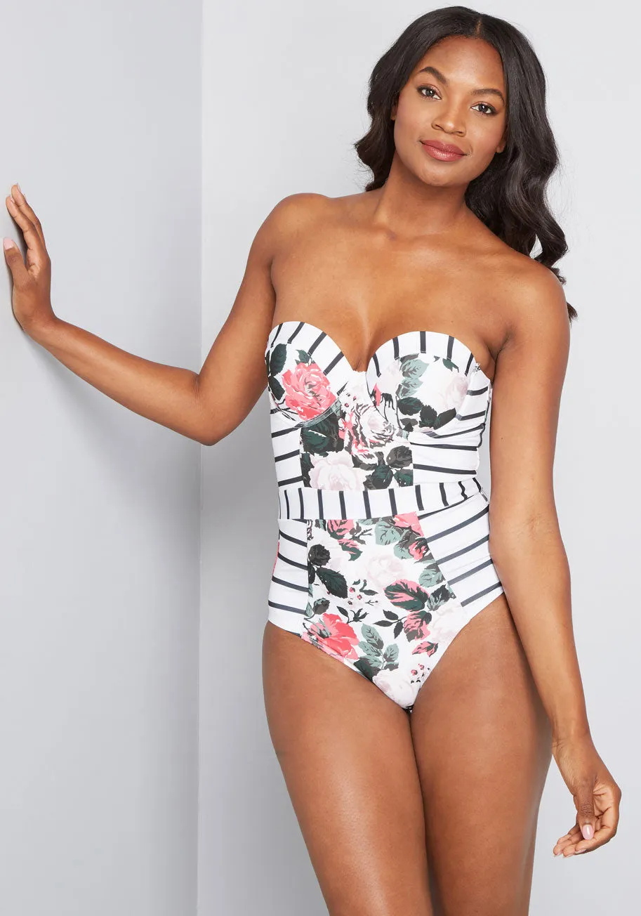 The Harper One-Piece Swimsuit sold by Modcloth product image thumbnail 3