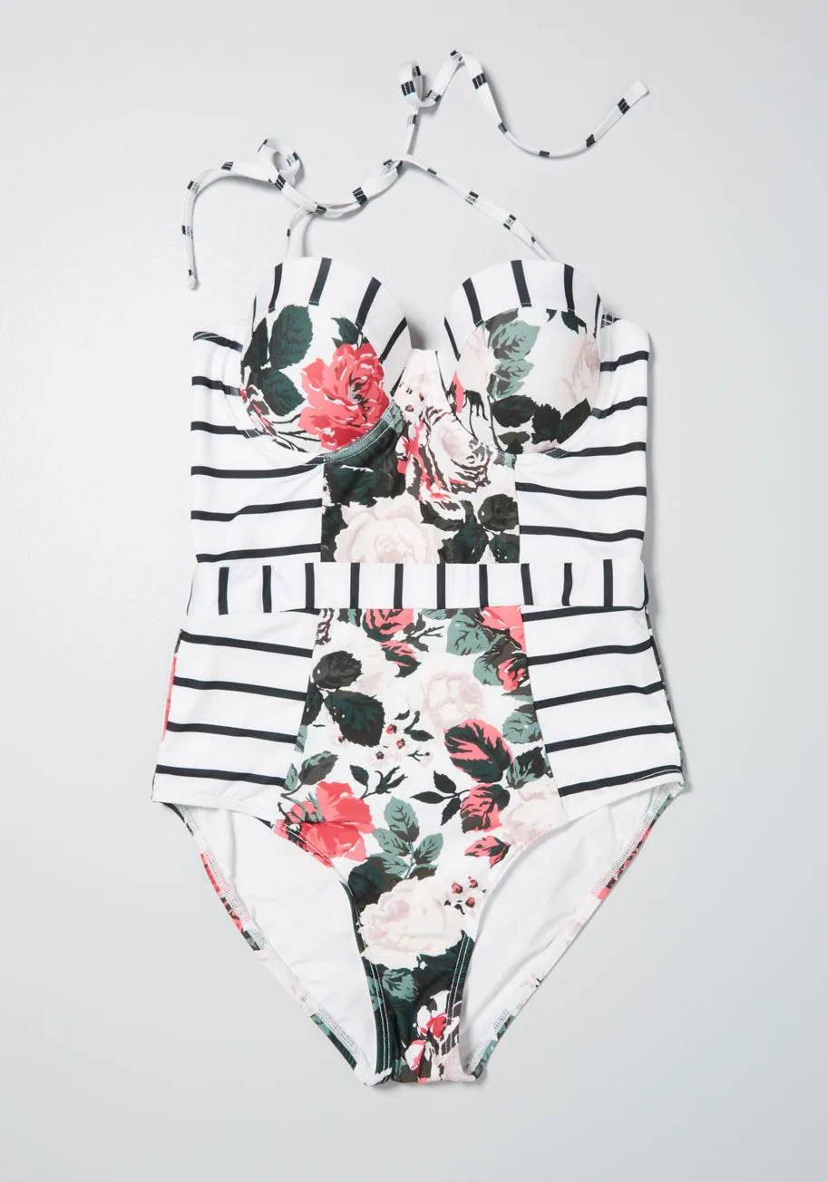 The Harper One-Piece Swimsuit sold by Modcloth product image thumbnail 4