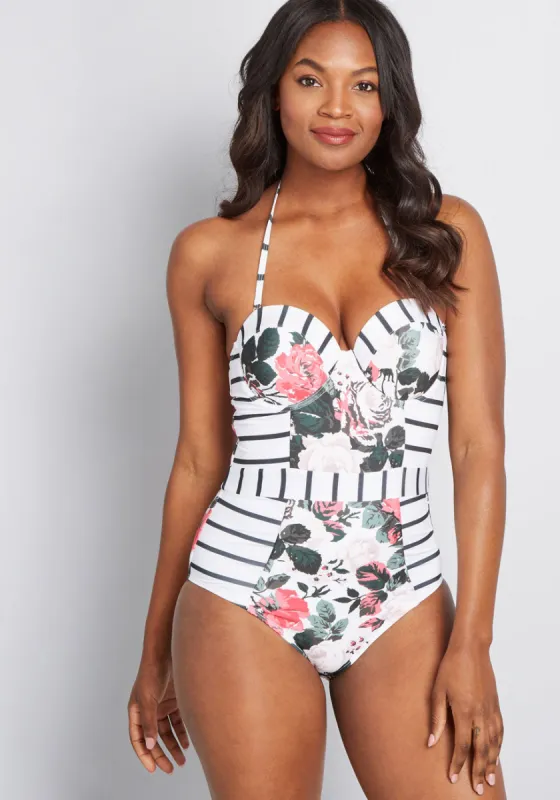 The Harper One-Piece Swimsuit sold by Modcloth