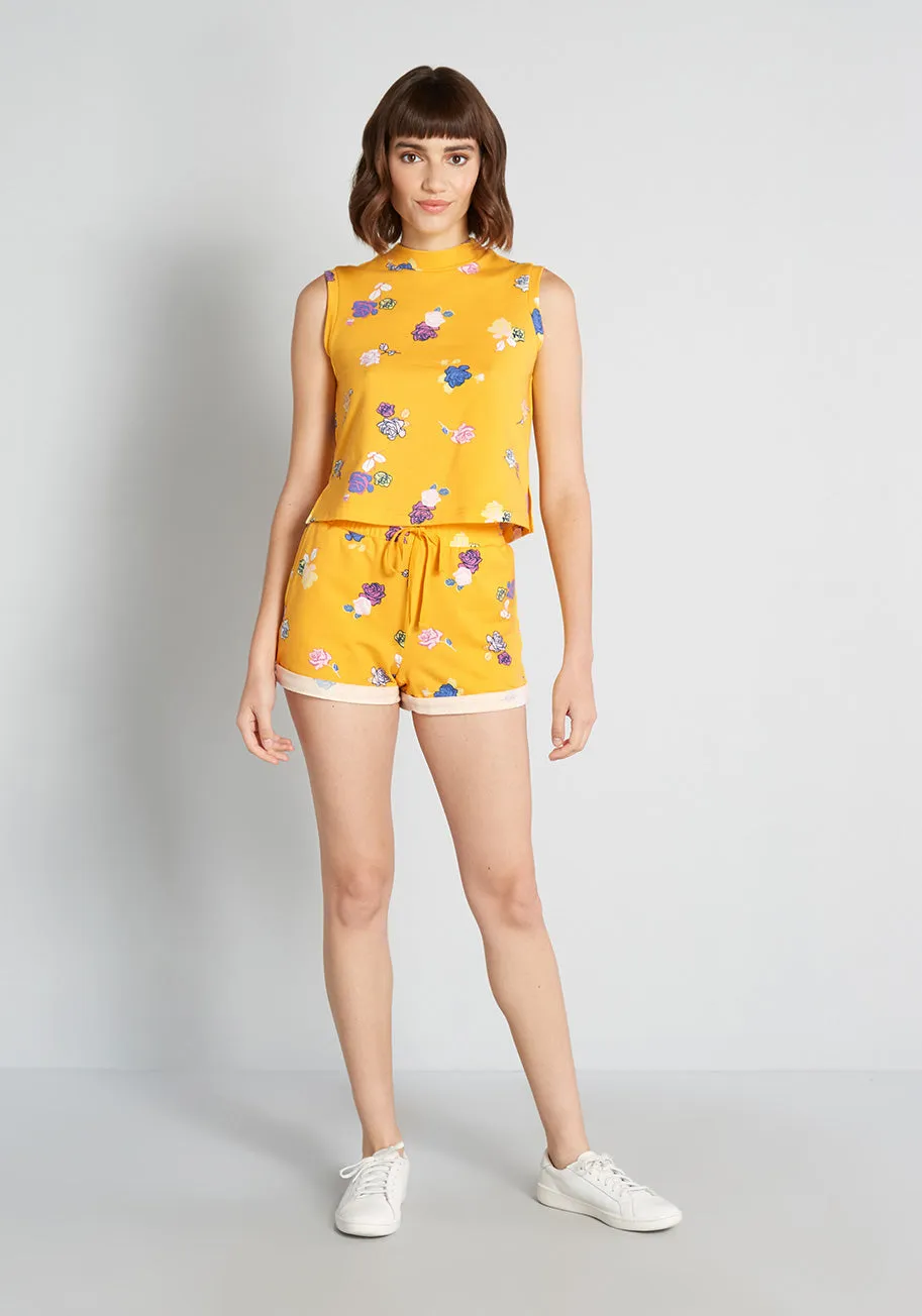 Lounging Amongst the Roses Sleeveless Top (Final Sale) sold by Modcloth product image thumbnail 3