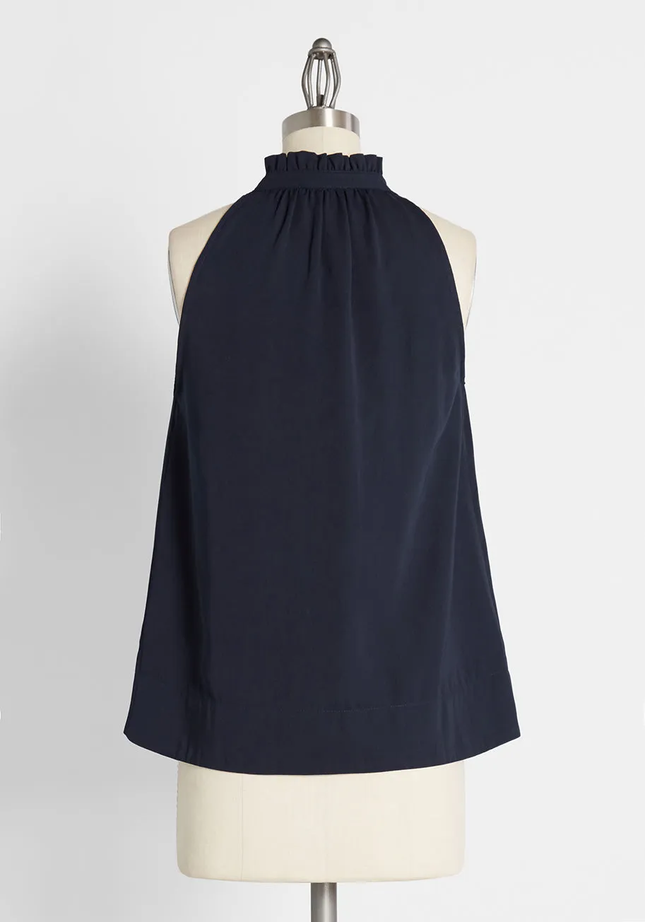 Politely Polished Sleeveless Top sold by Modcloth product image thumbnail 2