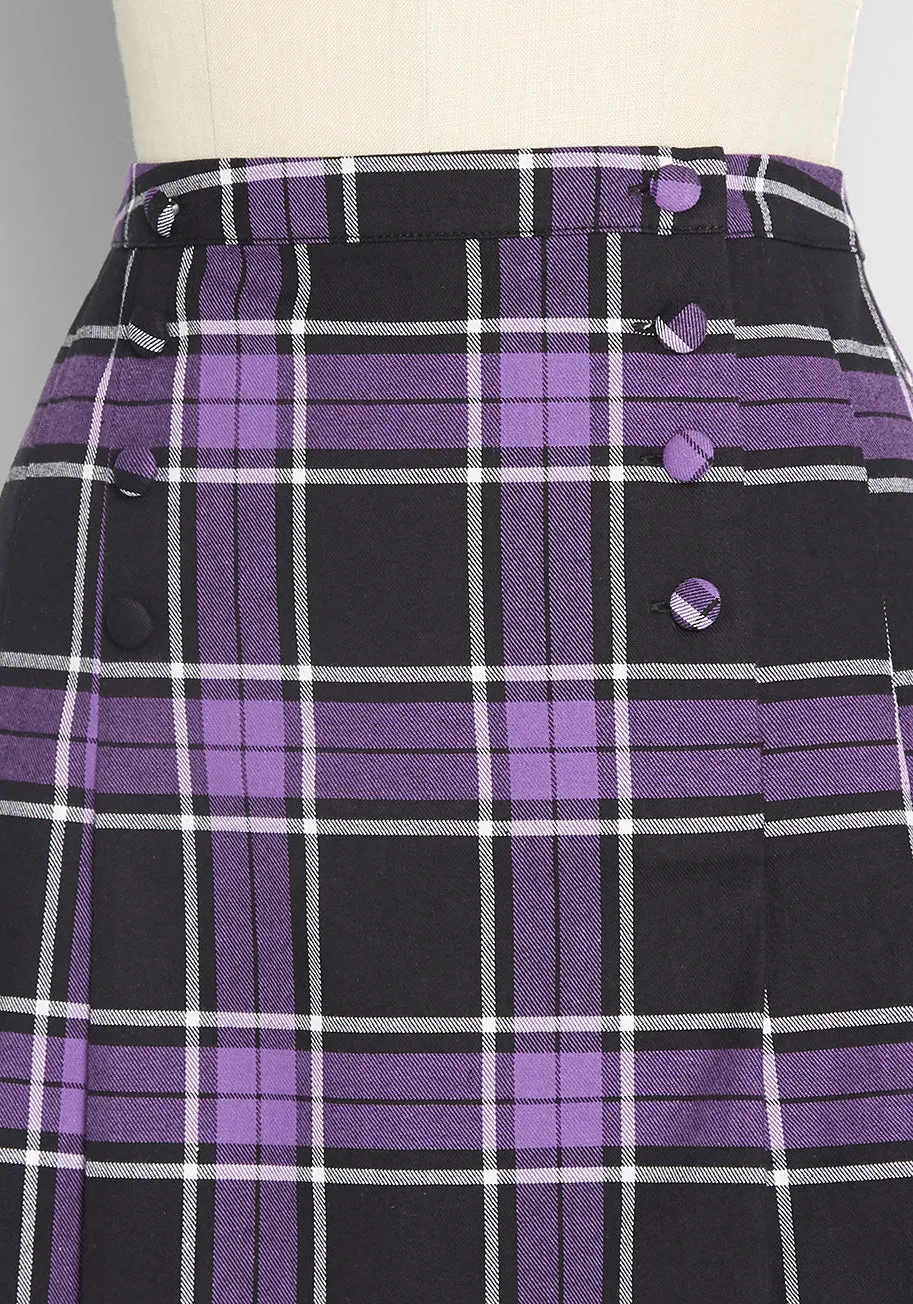 'On Her' Roll Mini Skirt sold by Modcloth product image thumbnail 3