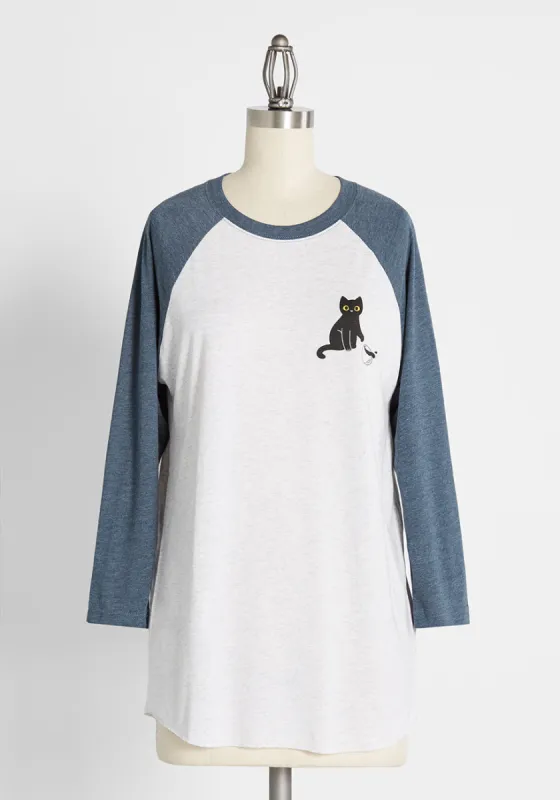 Let's Spill the Kit-tea Tee made by Modcloth