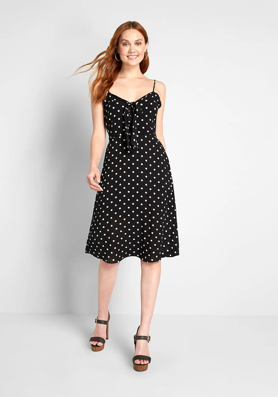 Dotted With Darling Fit-and-Flare Dress sold by Modcloth product image thumbnail 3