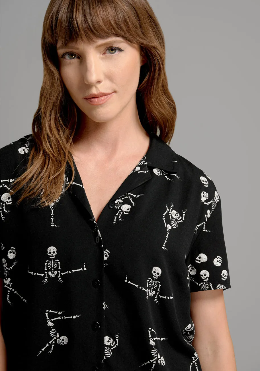 Tumble For You Button-Up Top sold by Modcloth