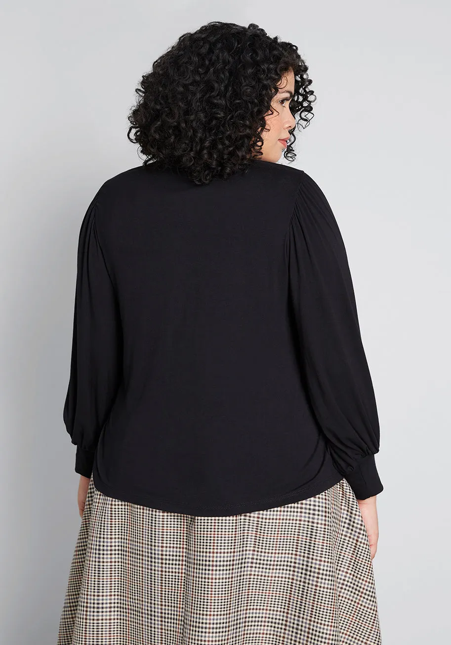 Beyond Basic Long Sleeve Top sold by Modcloth product image thumbnail 2