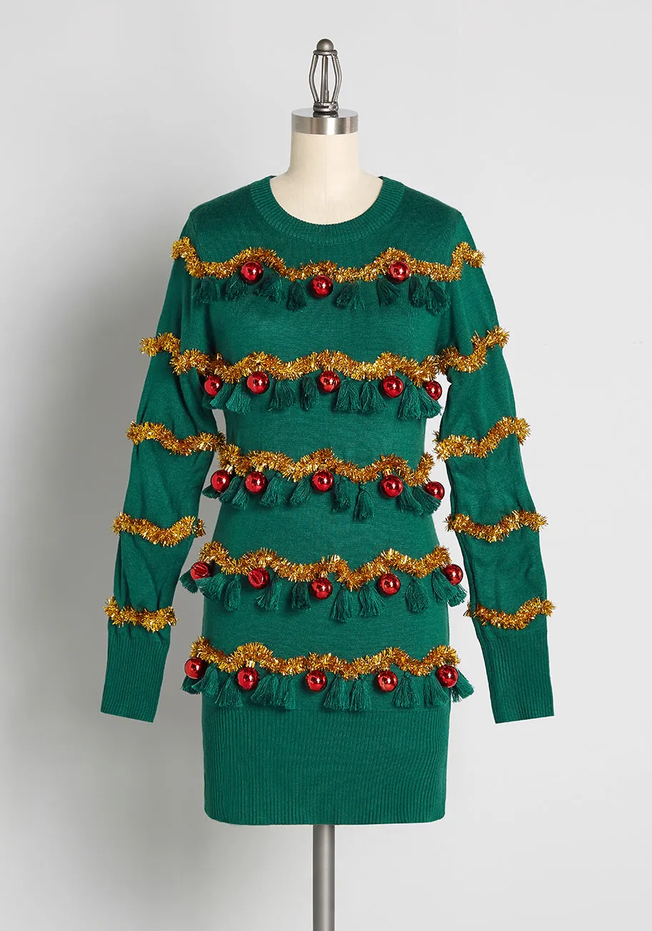 Oh! Christmas Me Sweater Dress sold by Modcloth