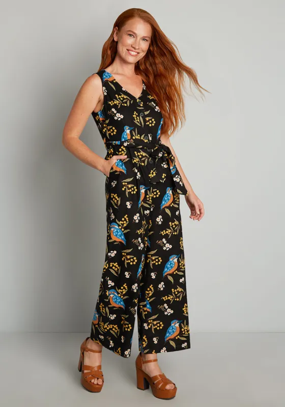 Fly To Me Jumpsuit sold by Modcloth