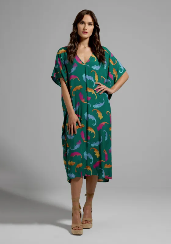 My Chillest Thrill Kaftan Dress sold by Modcloth