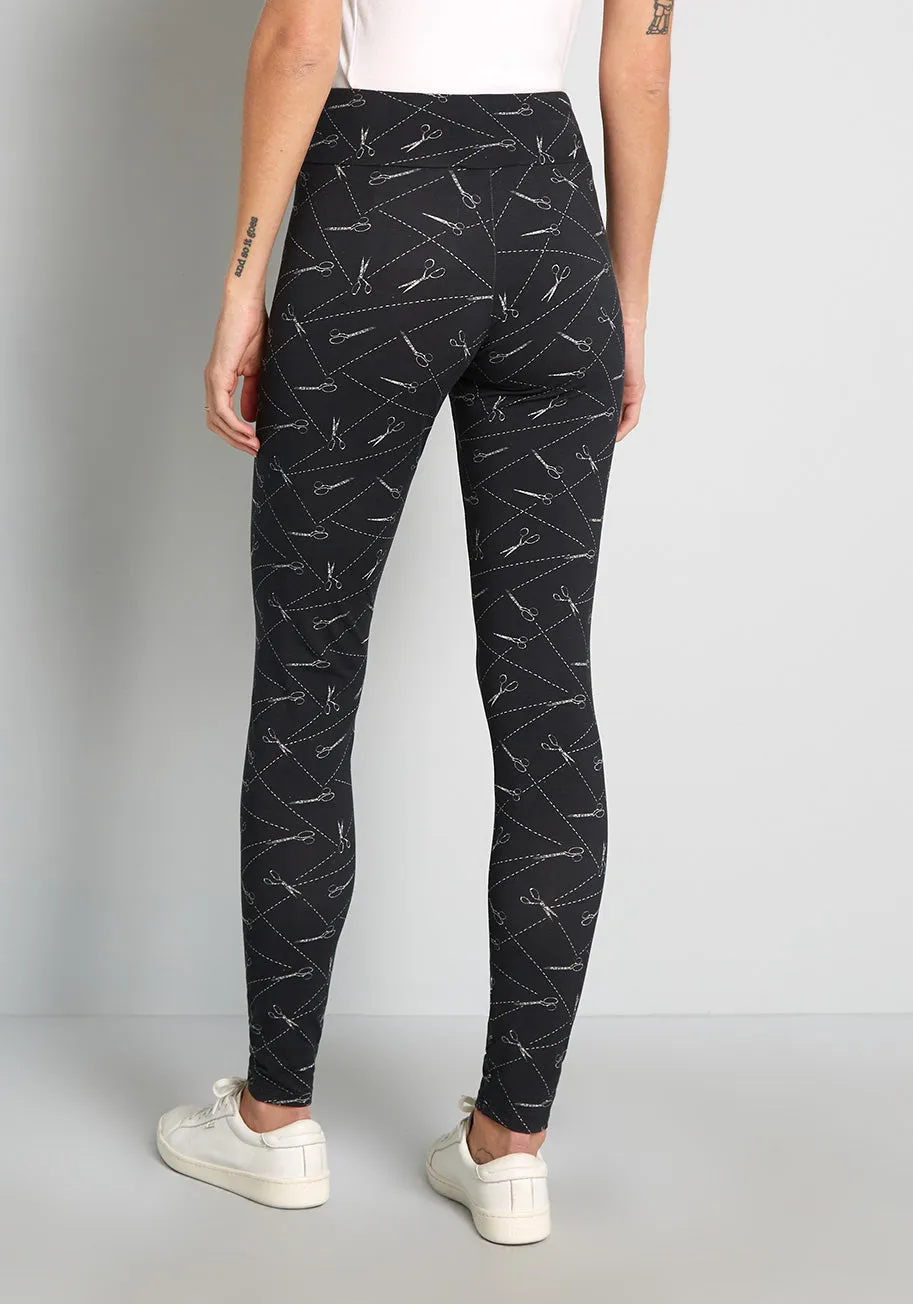 Stretching Towards Casual Leggings sold by Modcloth product image thumbnail 2