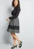 Whirl Record A-Line Skirt sold by Modcloth