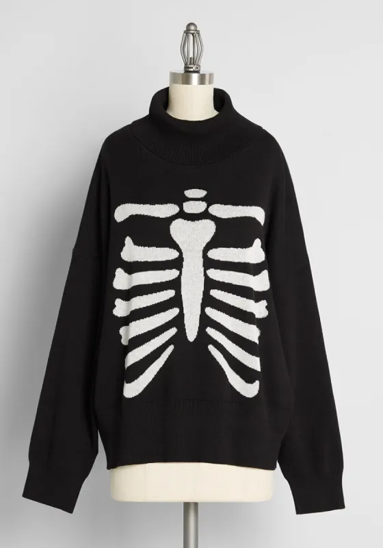 Black Friday x ModCloth X-Ray Vision Cowl Neck Sweater sold by Modcloth