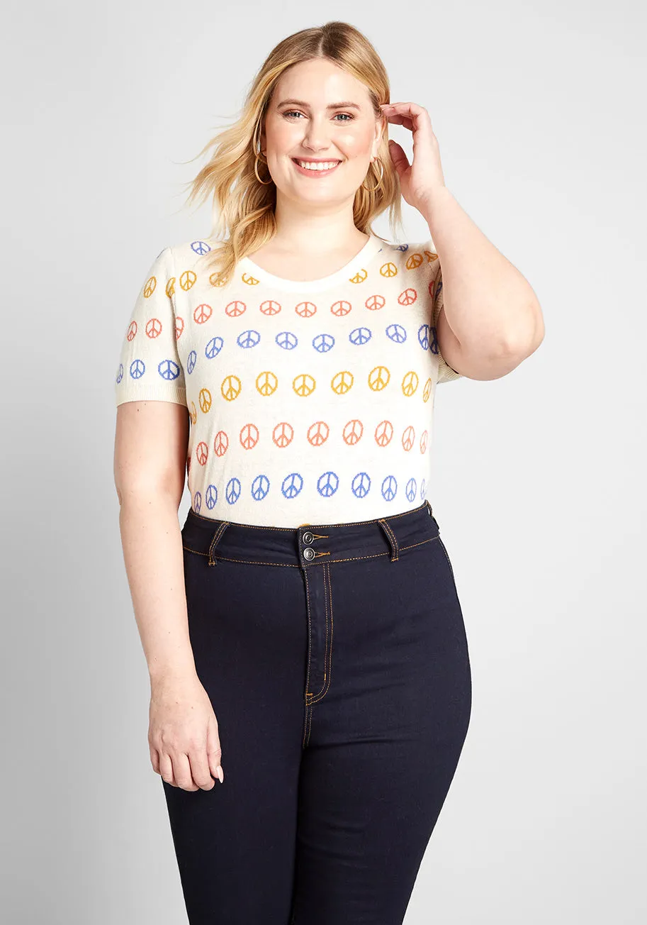 Throwback Beauty Short Sleeve Sweater sold by Modcloth product image thumbnail 5