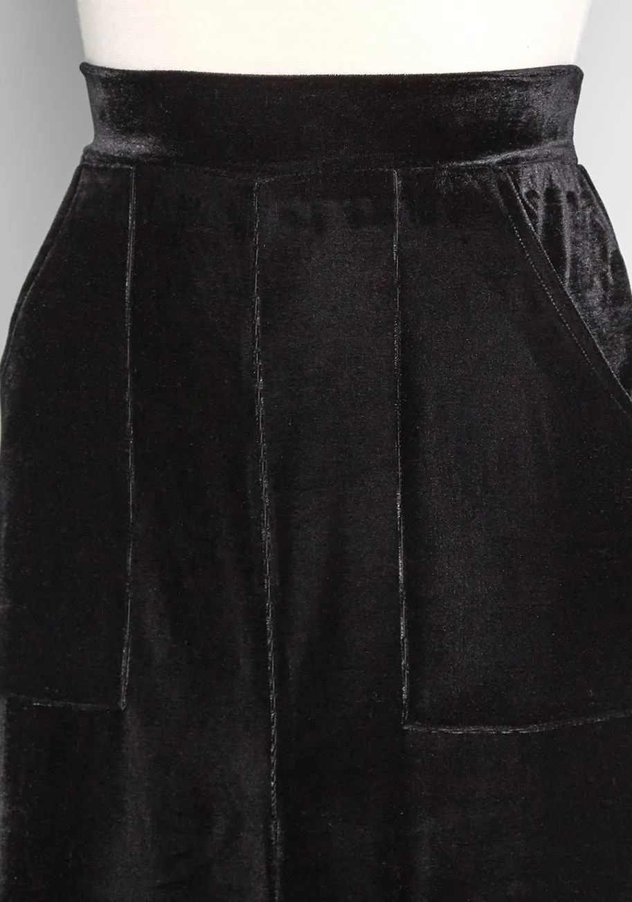 Melt Into Svelte Velvet Wide-Leg Pants sold by Modcloth product image thumbnail 3