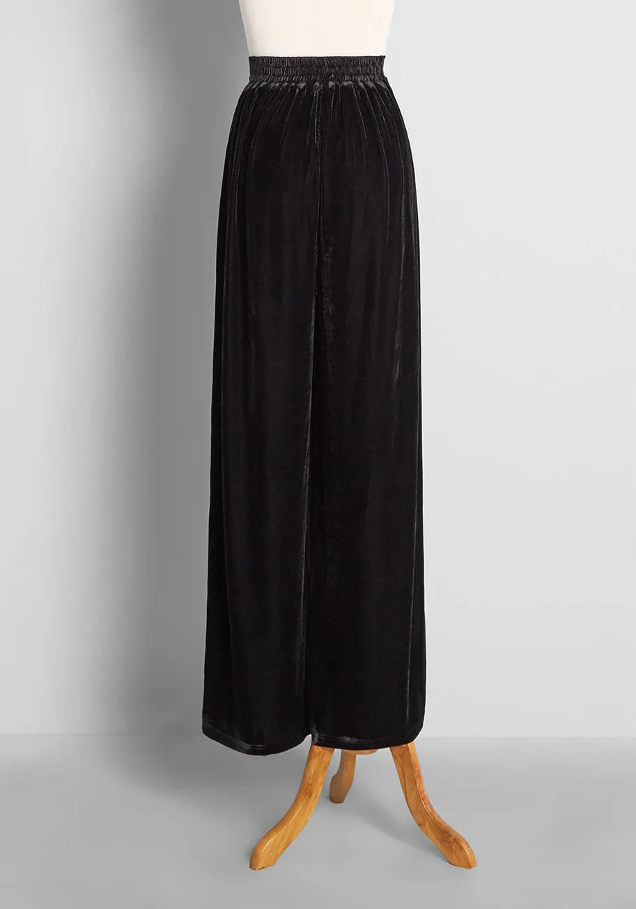 Melt Into Svelte Velvet Wide-Leg Pants sold by Modcloth product image thumbnail 2