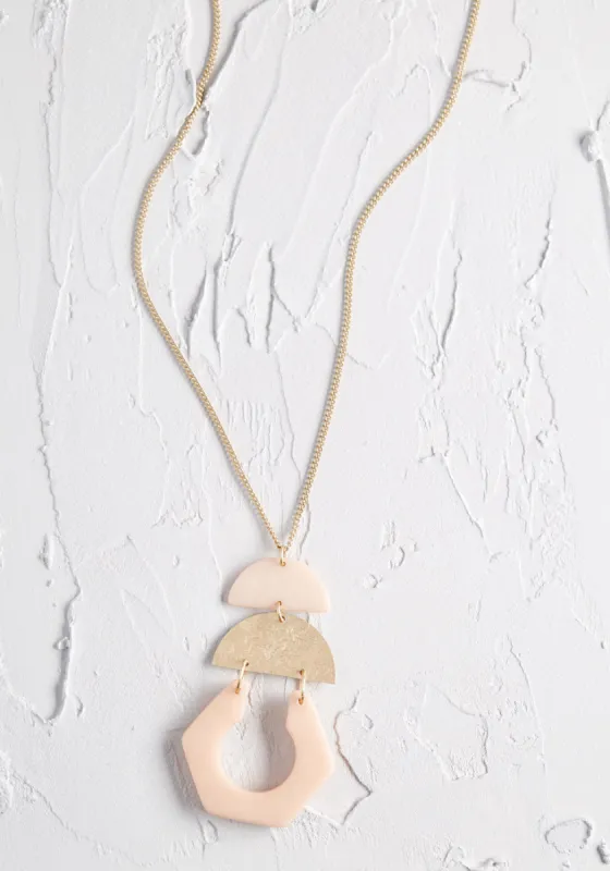 Into Angles Pendant Necklace sold by Modcloth