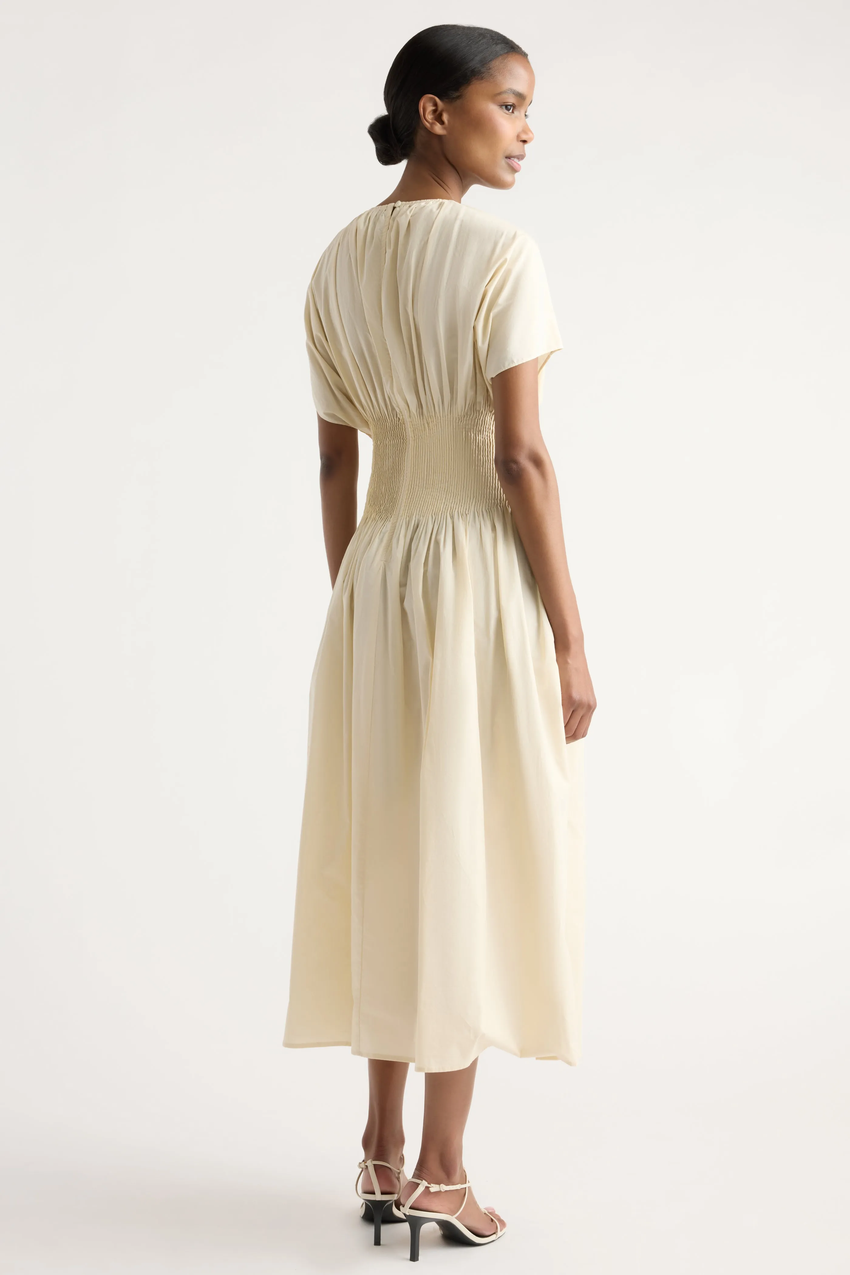 Krys Pleated Crew-Neck Dress sold by Modern Citizen product image thumbnail 5