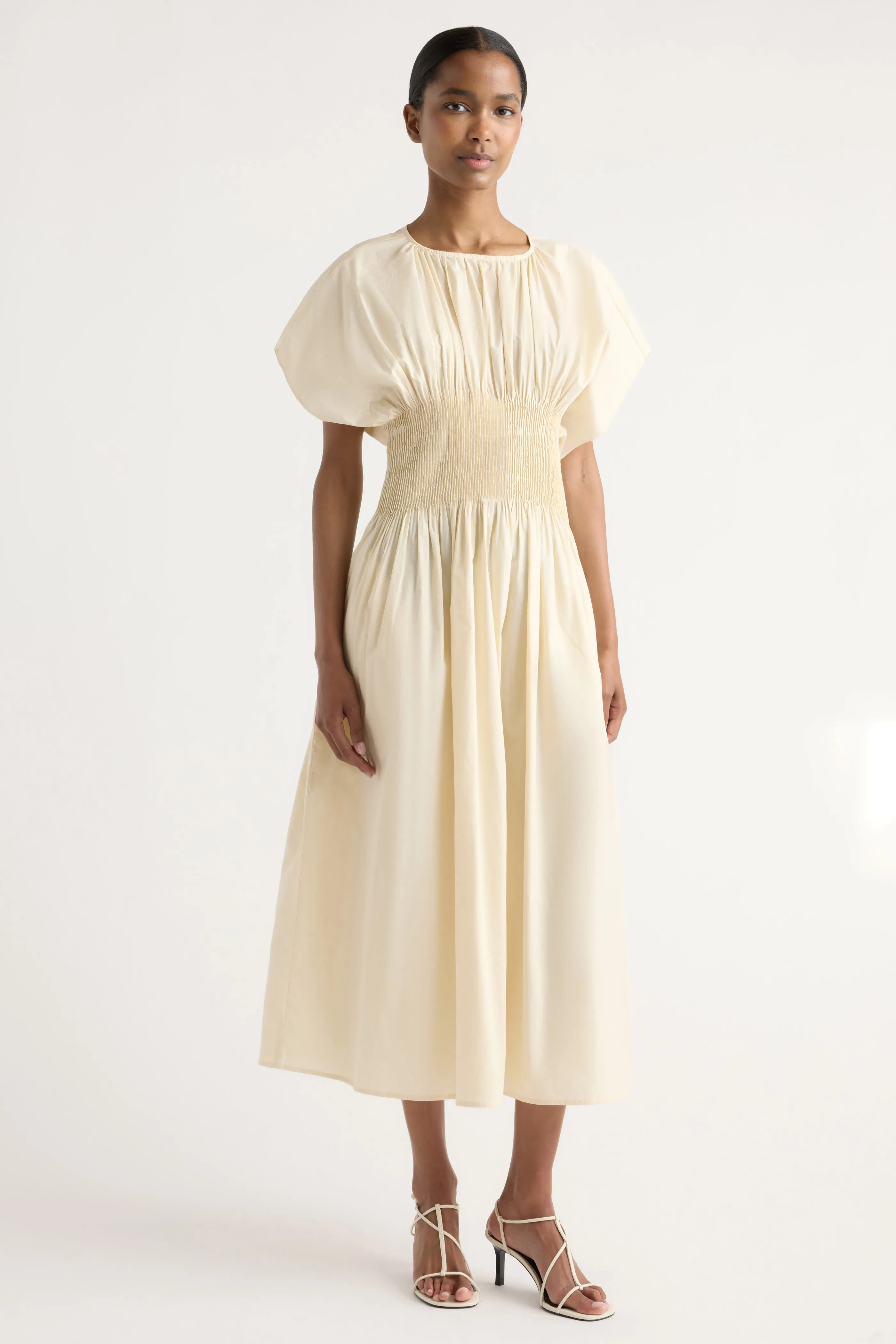 Krys Pleated Crew-Neck Dress sold by Modern Citizen product image thumbnail 2
