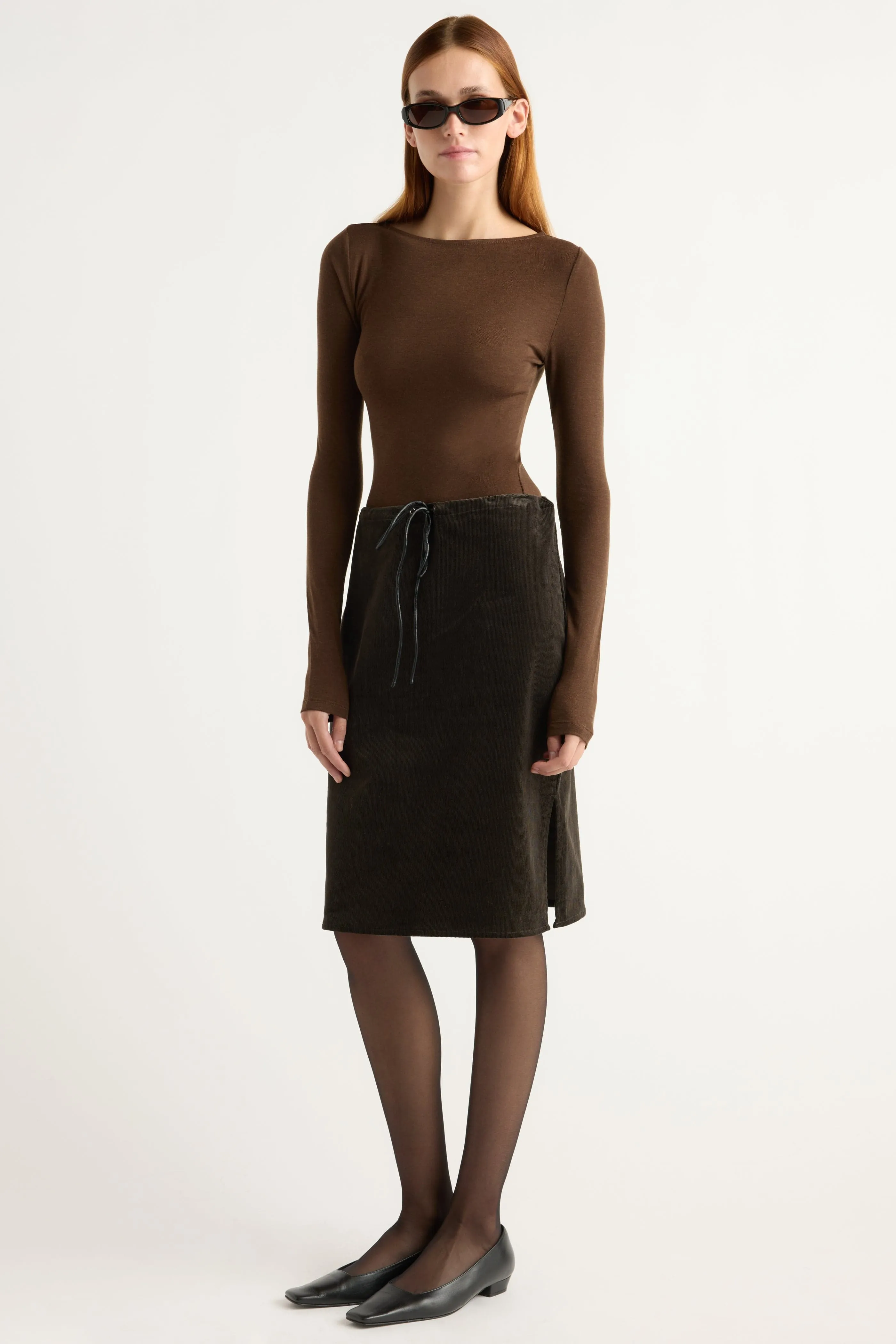 Lana Tencel-Wool Semi-Sheer Tee sold by Modern Citizen product image thumbnail 5