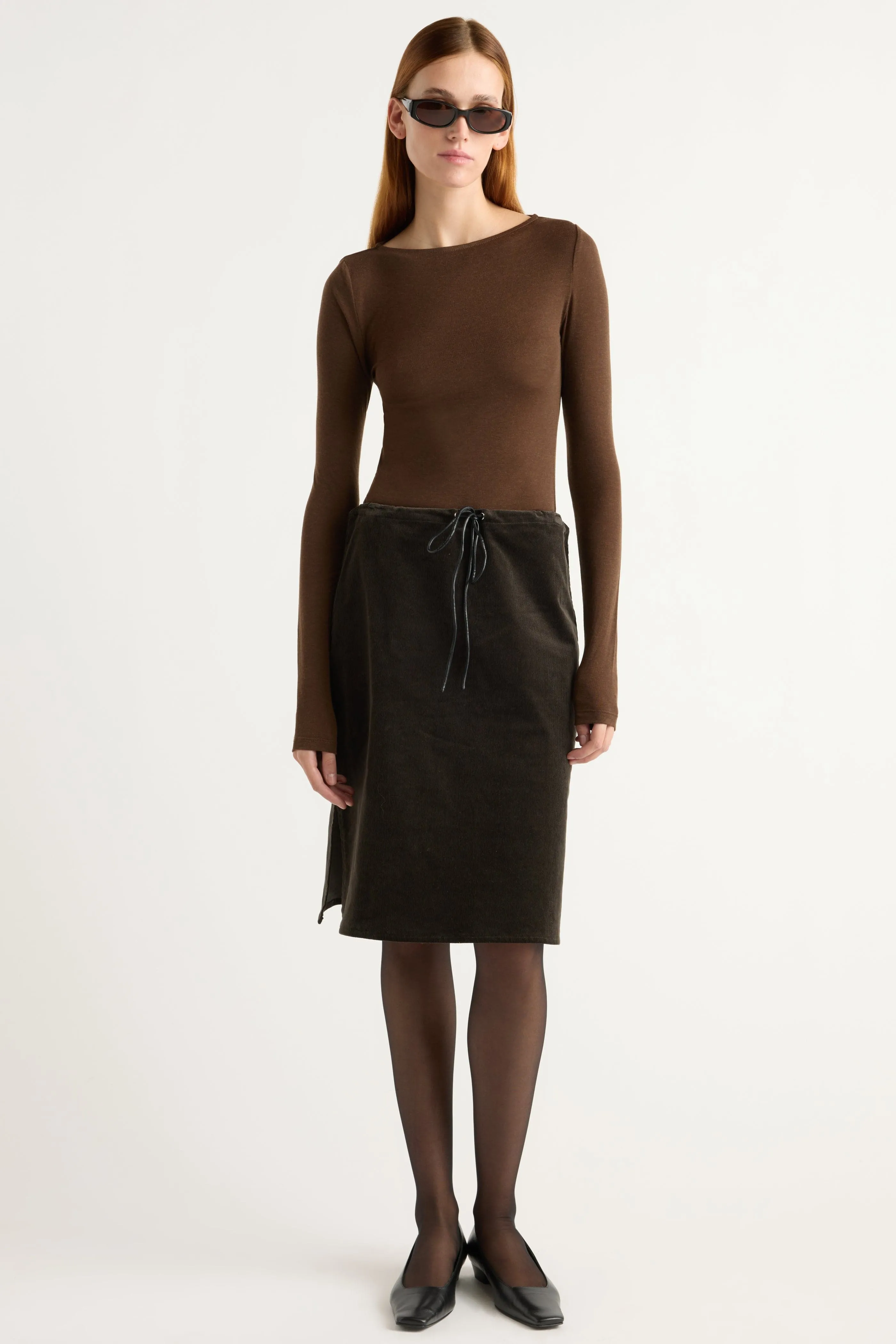 Lana Tencel-Wool Semi-Sheer Tee sold by Modern Citizen product image thumbnail 3