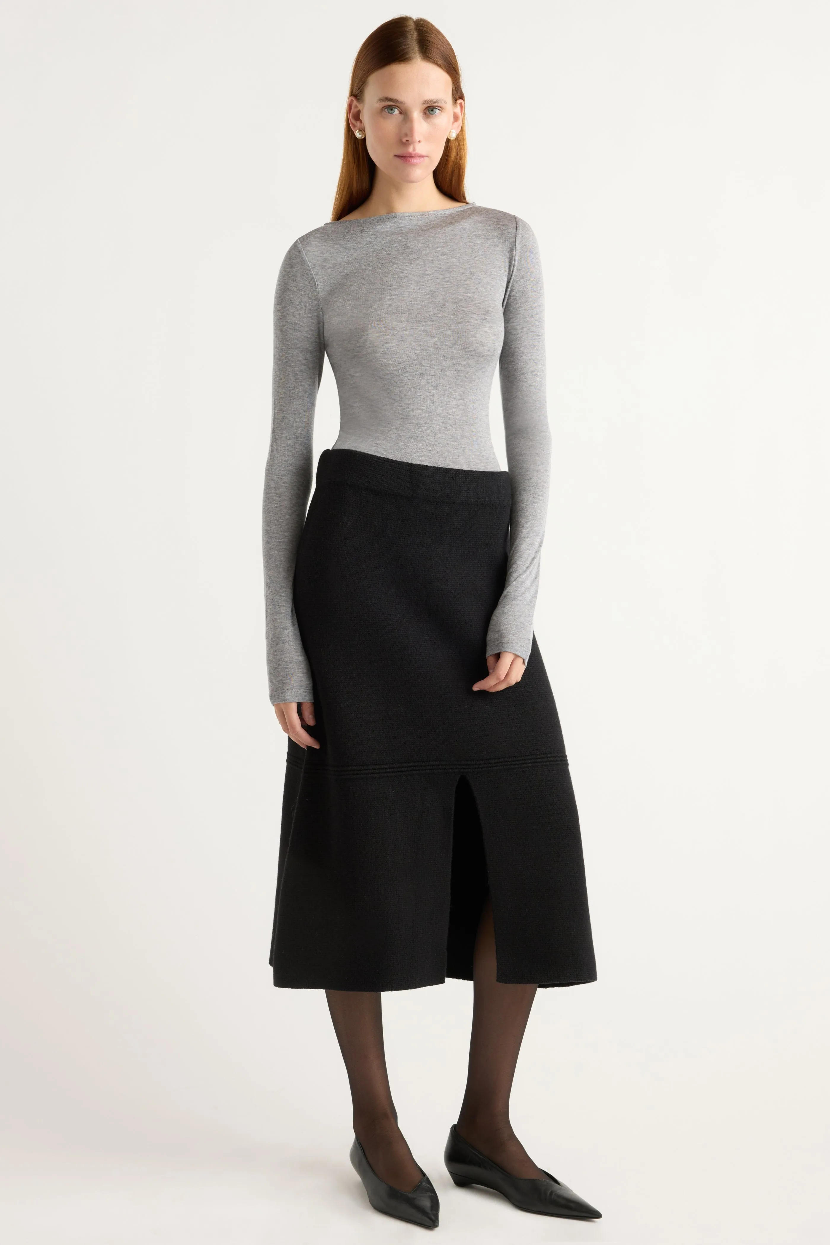 Lana Tencel-Wool Semi-Sheer Tee sold by Modern Citizen product image thumbnail 3