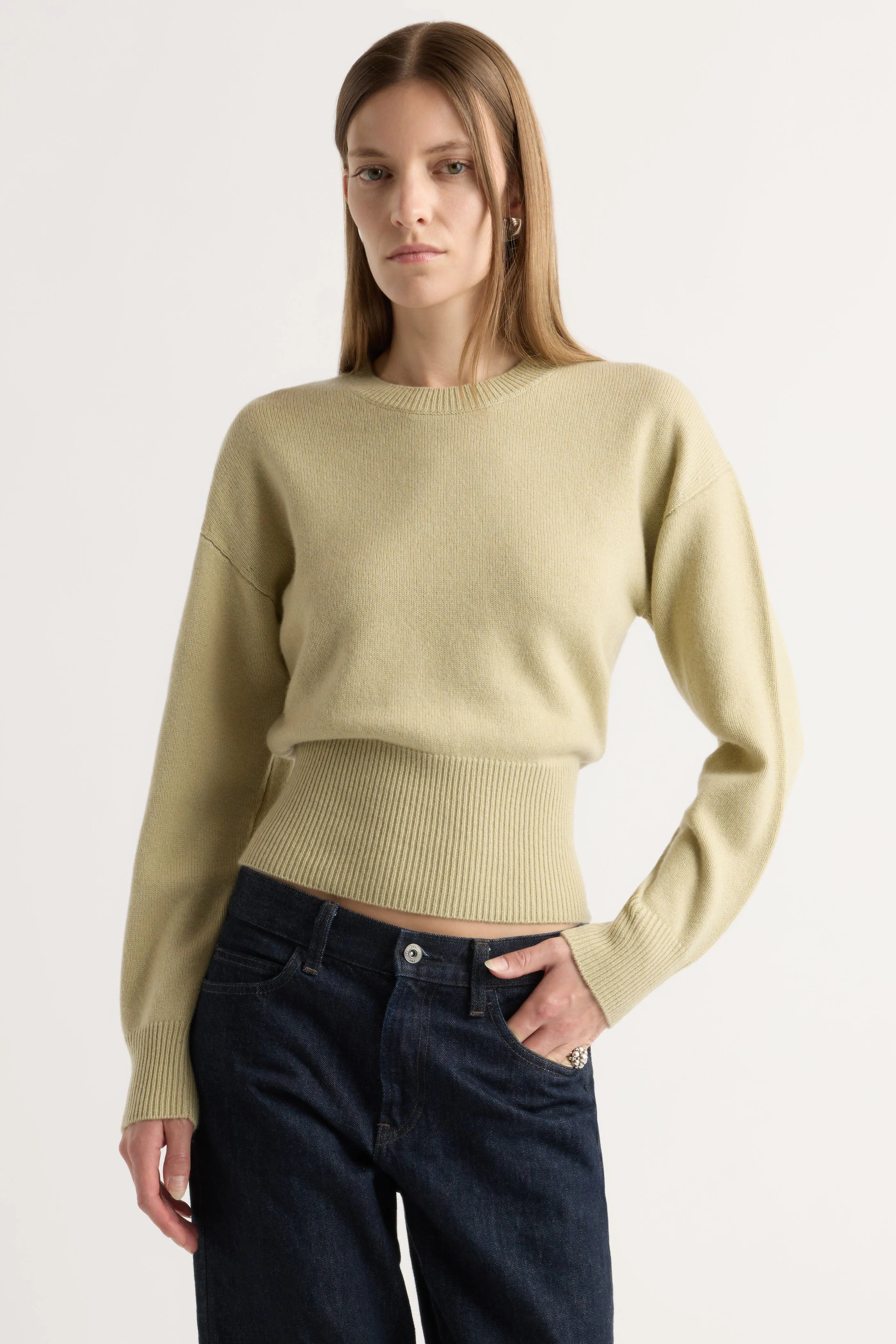 Marielle Wool-Cashmere Blouson Sweater sold by Modern Citizen product image thumbnail 5